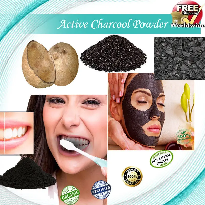 NEW Organic Coconut Shell Powder Carbon Co-co Activated Charcoal Teeth Whitening Free Ship
NEW Organic Coconut Shell Powder Carbon Co-co Activated Charcoal Teeth Whitening Free Ship