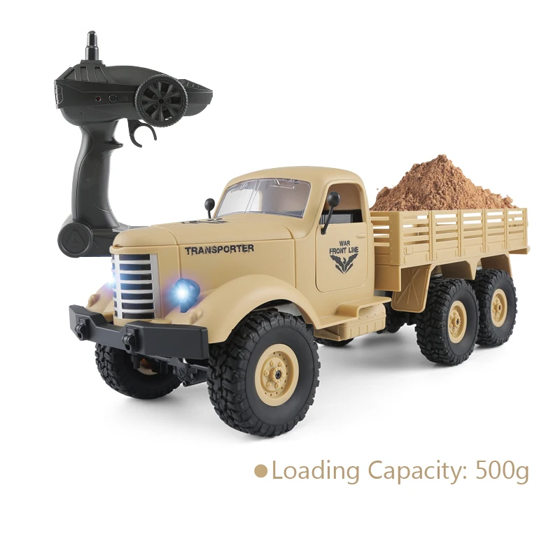 Новый Радиоуправляемый автомобиль 1:16 2 4G 6WD гусеничный внедорожный военный RTR рок
