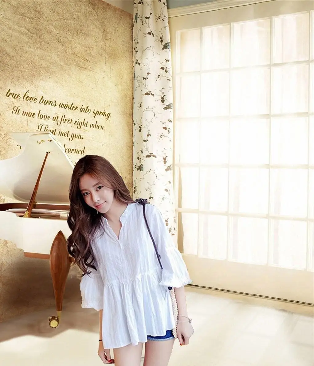 2019 Spring Women Long Sleeve Sweet V-neck White cotton Shirt Blouses Casual Sweet Spring Blouse Tops
2019 Spring Women Long Sleeve Sweet V-neck White cotton Shirt Blouses Casual Sweet Spring Blouse Tops