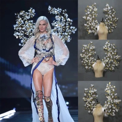 Costumed Gold leaves feather angel wings for Fashion show Displays wedding shooting props Cosplay game costume adult angel wing
Costumed Gold leaves feather angel wings for Fashion show Displays wedding shooting props Cosplay game costume adult angel wing
