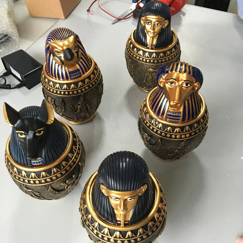 Free Shipping Four egypt jar props Takagism game prop real life room escape game props party supply
Free Shipping Four egypt jar props Takagism game prop real life room escape game props party supply