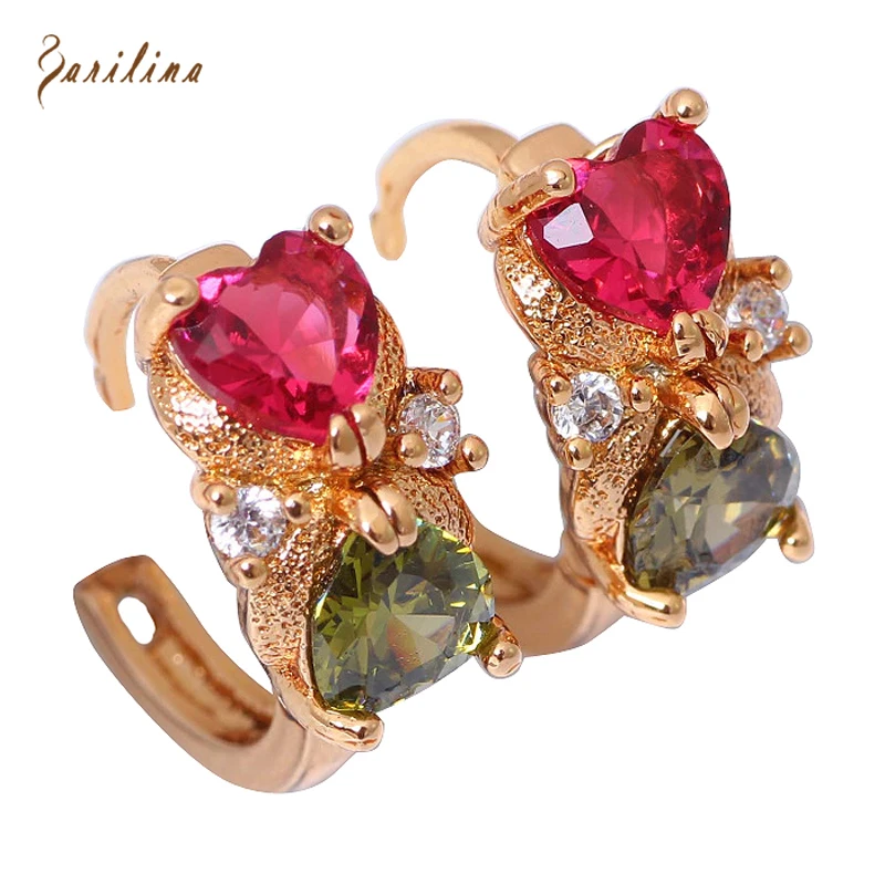 Graceful Fashion 2021 New Brand Designer Multicoloru Zircon Gold Earrings Cute Fashion Jewelry E228
Graceful Fashion 2021 New Brand Designer Multicoloru Zircon Gold Earrings Cute Fashion Jewelry E228