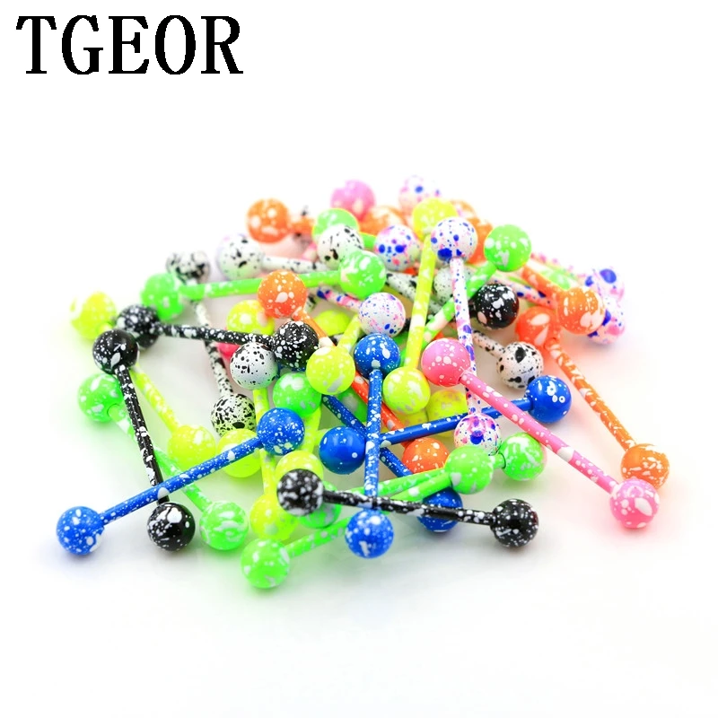 free shipping spot colors paint 100pcs 14G surgical Stainless Steel body straight barbell piercing tongue ring
free shipping spot colors paint 100pcs 14G surgical Stainless Steel body straight barbell piercing tongue ring