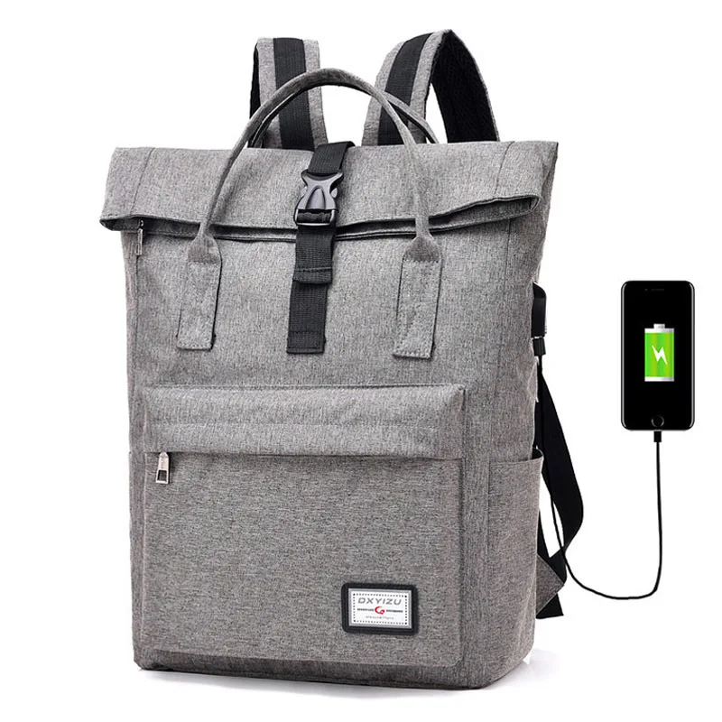 Hot Sale Canvas Backpack Women School Bags For Girls Large Capacity USB Charge Men Laptop Backpack Leisure Grey Mochila XA118ZC
Hot Sale Canvas Backpack Women School Bags For Girls Large Capacity USB Charge Men Laptop Backpack Leisure Grey Mochila XA118ZC
