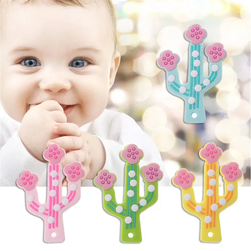 Cactus Teether Baby Teething Pendant Nursing Soft Silicone Beads Safe Toys For DIY Teething Necklace Gift For Infant
Cactus Teether Baby Teething Pendant Nursing Soft Silicone Beads Safe Toys For DIY Teething Necklace Gift For Infant