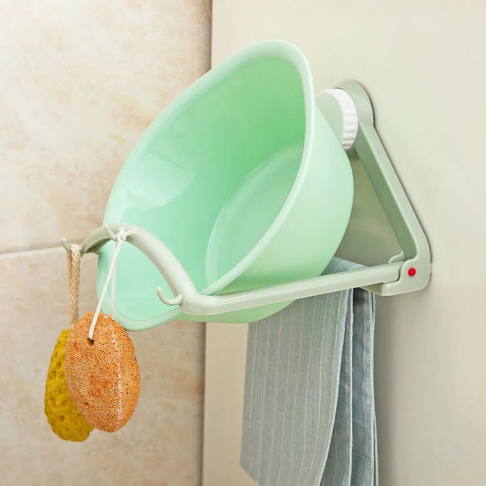 Wall Mounted Basin Holder Folding Rack Washbasin Storage Rack Bathroom Wall-mounted Holders Kitchen Wall Hooks Shelf
Wall Mounted Basin Holder Folding Rack Washbasin Storage Rack Bathroom Wall-mounted Holders Kitchen Wall Hooks Shelf