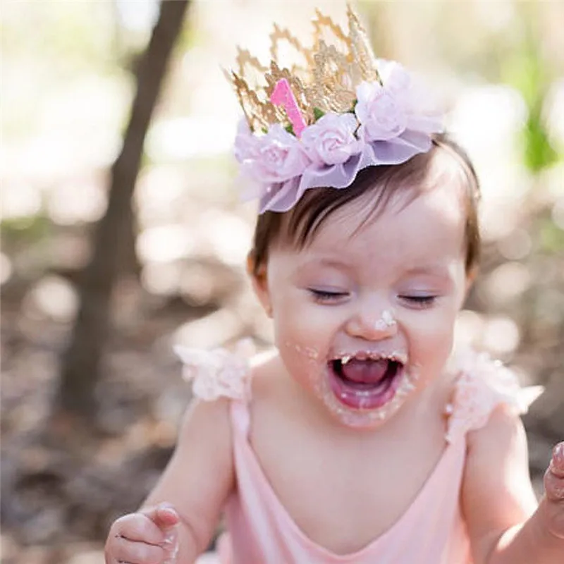 LovelyBaby First Birthday Crown Hairbands Baby Girl With Lace Flowers Glitter Infant Headbands Cute Party Hair Accessories
LovelyBaby First Birthday Crown Hairbands Baby Girl With Lace Flowers Glitter Infant Headbands Cute Party Hair Accessories