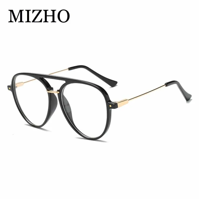 MIZHO 2021 Transparent White Plastic Pilot Korea Glasses Frames Women Lens High Quality Fake Eyeglasses For Men Eyewear BLACK
MIZHO 2021 Transparent White Plastic Pilot Korea Glasses Frames Women Lens High Quality Fake Eyeglasses For Men Eyewear BLACK