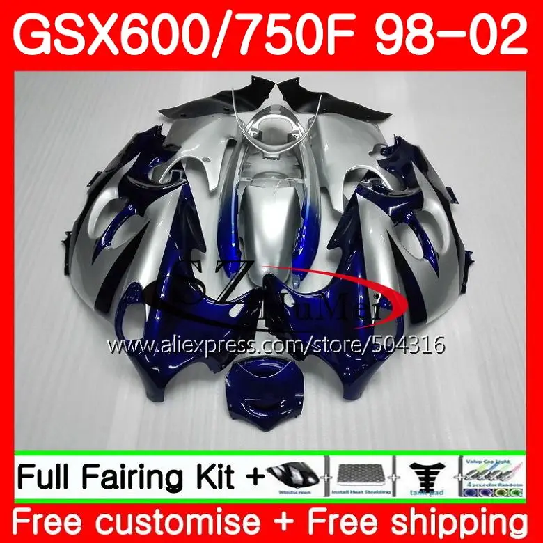 Корпус для SUZUKI KATANA, синий, серебристый GSX600F GSXF 600 750 28SH20 GSXF600 98 99 00 01 02 GSXF750 1998 1999 2000 2001 2002 обтекатели
Корпус для SUZUKI KATANA, синий, серебристый GSX600F GSXF 600 750 28SH20 GSXF600 98 99 00 01 02 GSXF750 1998 1999 2000 2001 2002 обтекатели