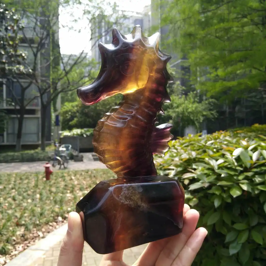 Fluorite Hand Carved Seahorse Gemstone Carved power animal reiki healing chakra balancing Home Office Decoration Gift
Fluorite Hand Carved Seahorse Gemstone Carved power animal reiki healing chakra balancing Home Office Decoration Gift