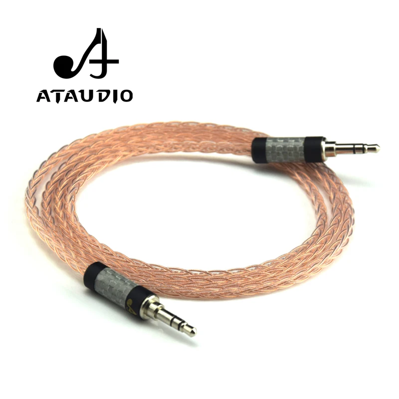 Аудиокабель ATAUDIO с разъемом 3 5 мм Hi Fi аудиокабель типа Папа папа мм|male to male audio|audio