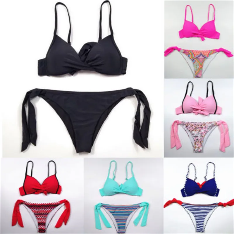 Sexy Women's Floral Printed Bikini Set Ladies Push-up Padded Swimsuit Brazilian Biquini Lace-up Bathing Suit Beach Swimwear Hot
Sexy Women's Floral Printed Bikini Set Ladies Push-up Padded Swimsuit Brazilian Biquini Lace-up Bathing Suit Beach Swimwear Hot