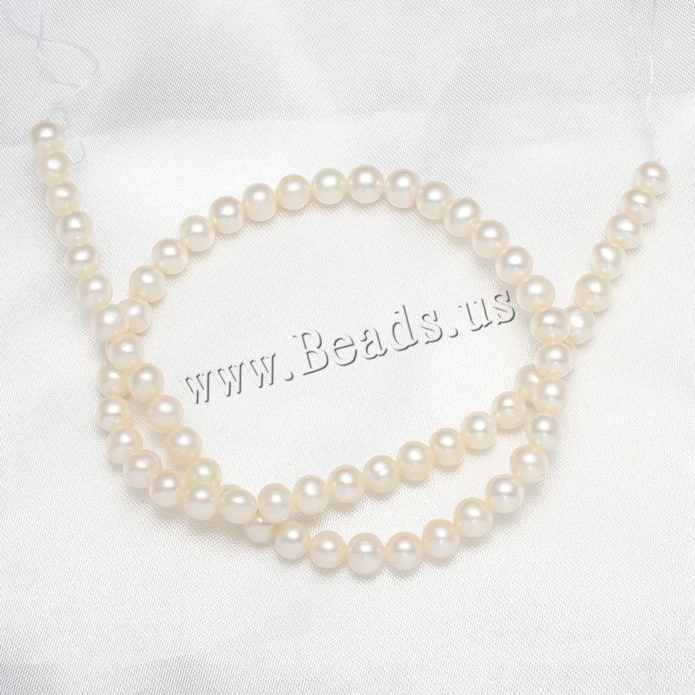 Cultured Potato Freshwater Pearl Beads Natural White Grade A Plus 6-7mm Approx 0.8mm Sold Per Approx 15.5 Inch Strand
Cultured Potato Freshwater Pearl Beads Natural White Grade A Plus 6-7mm Approx 0.8mm Sold Per Approx 15.5 Inch Strand