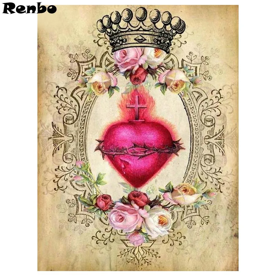 5d diy diamond painting heart flower crown pattern 3d diamond embroidery full square round diamond mosaic crafts wall sticker
5d diy diamond painting heart flower crown pattern 3d diamond embroidery full square round diamond mosaic crafts wall sticker