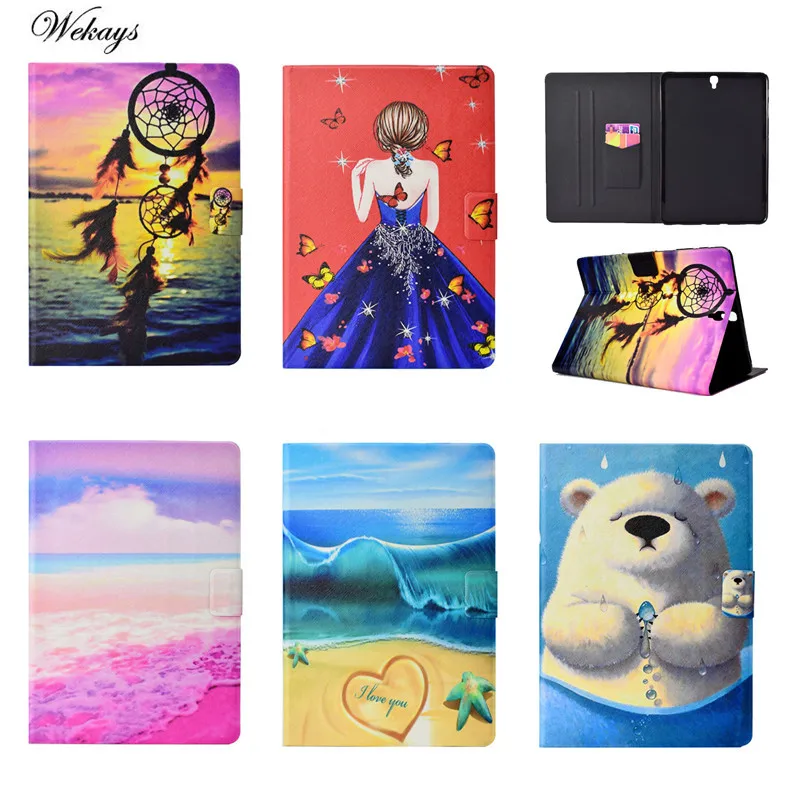 Wekays Cartoon Case Cover Windbell Bear Girl For Samsung Galaxy Tab S3 9.7 inch T820 T825 Funda cases PU Leather Stand Shell
Wekays Cartoon Case Cover Windbell Bear Girl For Samsung Galaxy Tab S3 9.7 inch T820 T825 Funda cases PU Leather Stand Shell