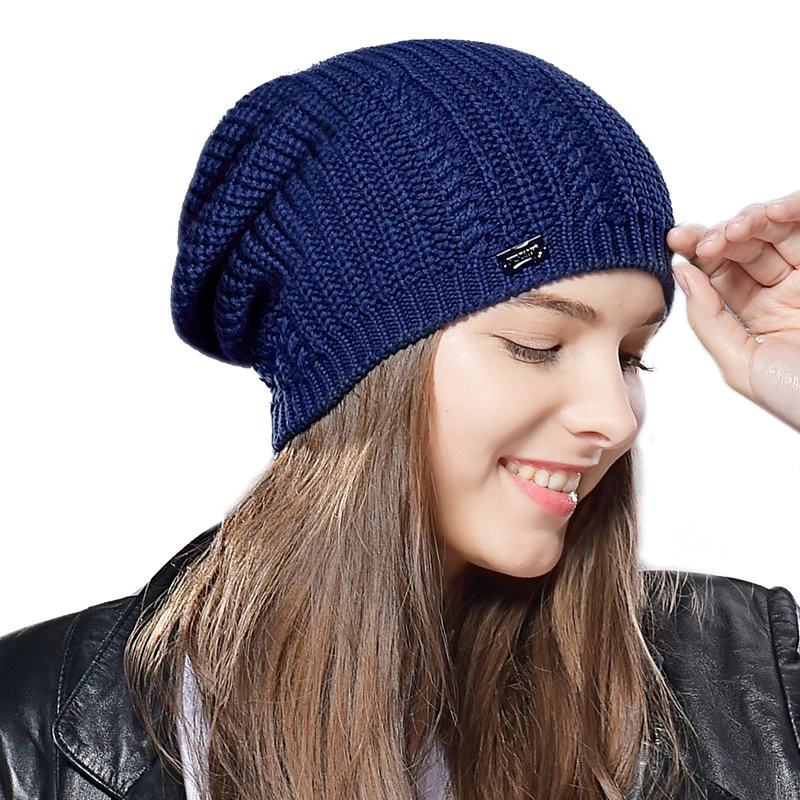 FURTALK Женская шерстяная шапка|women knit hats|knitted hatwomen's winter knitted hats |