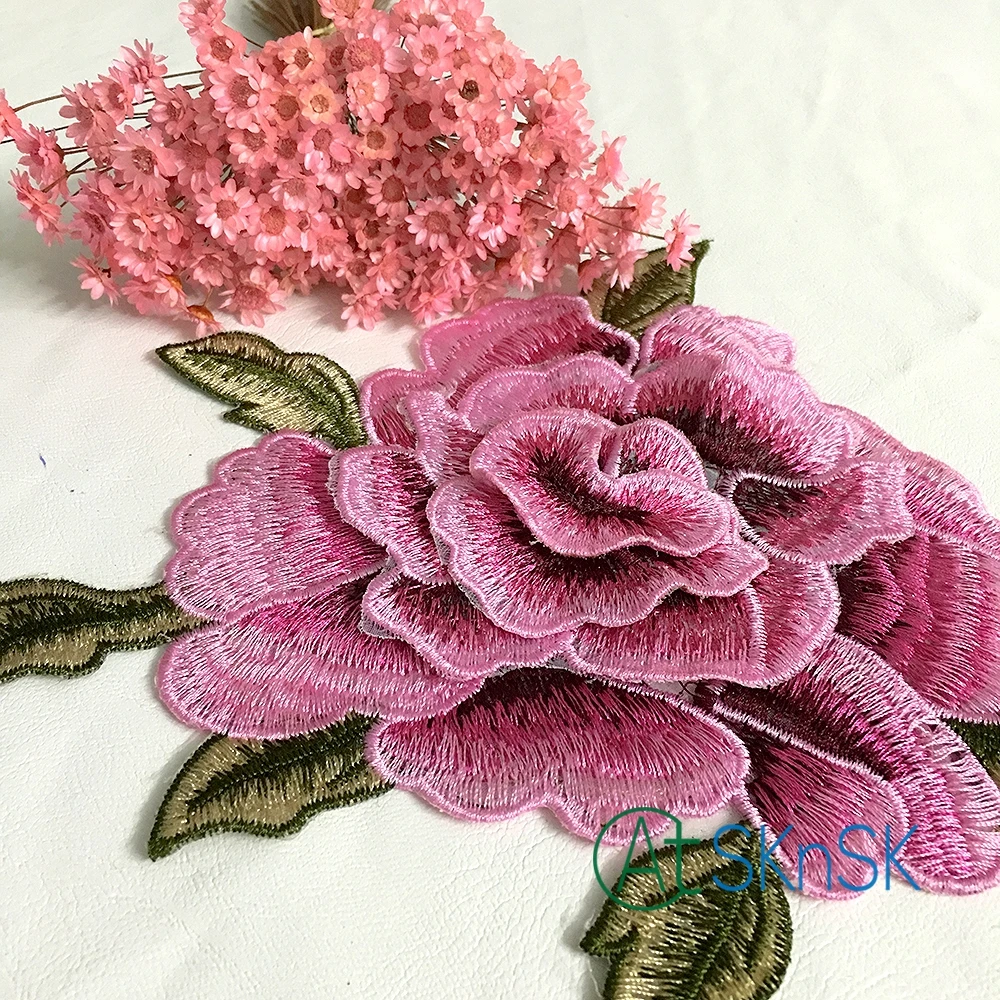 500pcs/lot 21*17cm 3D rose peony flower patch Embroidered garment Appliques sew On Patches Clothes cheongsam DHL shipping
500pcs/lot 21*17cm 3D rose peony flower patch Embroidered garment Appliques sew On Patches Clothes cheongsam DHL shipping