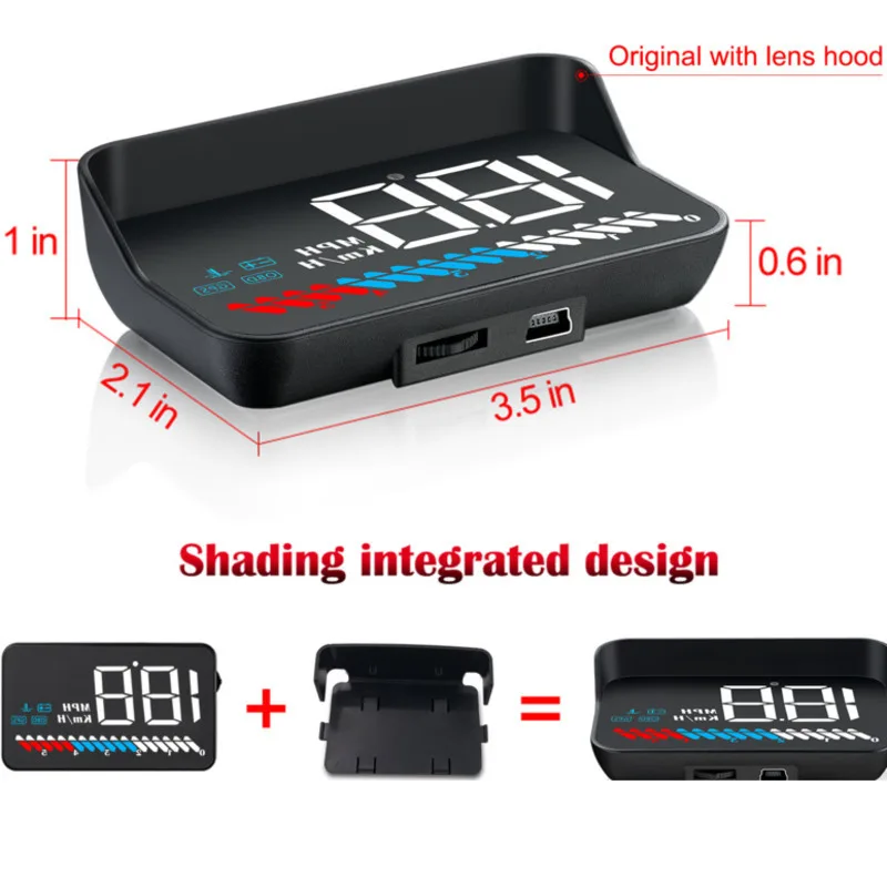 2019 New M7 HUD OBD+GPS Dual System Universal For All Cars Speedometer Windshield Projector With Lens Hood KM/H MPH
2019 New M7 HUD OBD+GPS Dual System Universal For All Cars Speedometer Windshield Projector With Lens Hood KM/H MPH