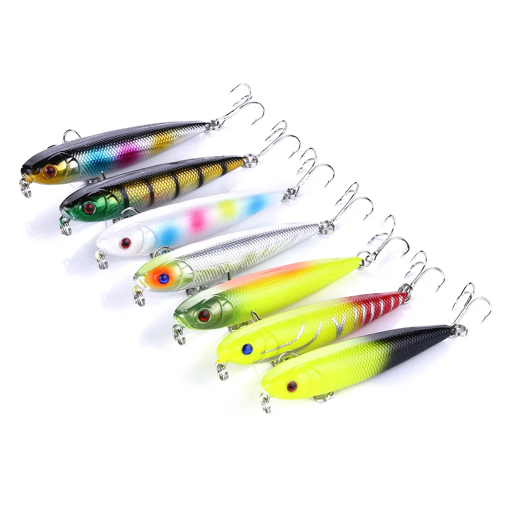 HENGJIA pencil baits plastic hard fishing lures wobblers artificial crankbaits pesca fishing tackles 50pcs 8CM 8.6G 6#HOOKS
HENGJIA pencil baits plastic hard fishing lures wobblers artificial crankbaits pesca fishing tackles 50pcs 8CM 8.6G 6#HOOKS