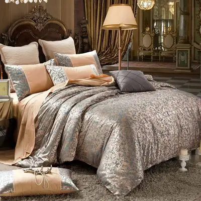 New Cotton Beauty Jacquard Duvet Cover Set 4pcs&3Pcs set Europe bed single double adult bedding Set princess FG626-4
New Cotton Beauty Jacquard Duvet Cover Set 4pcs&3Pcs set Europe bed single double adult bedding Set princess FG626-4