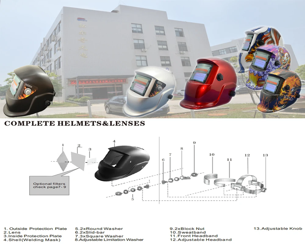 Comfortalbe PP Material Lucky Speed Shop Decal Tig Mig Mag Protective Welding Mask Auto Darkening Welding Helmet TRQ-HD12-2200DE
Comfortalbe PP Material Lucky Speed Shop Decal Tig Mig Mag Protective Welding Mask Auto Darkening Welding Helmet TRQ-HD12-2200DE