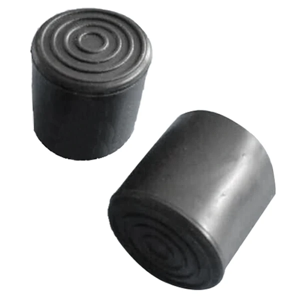 Rubber Furniture Crutch Feet Stool Chair Leg Tip Pad 4Pcs Black