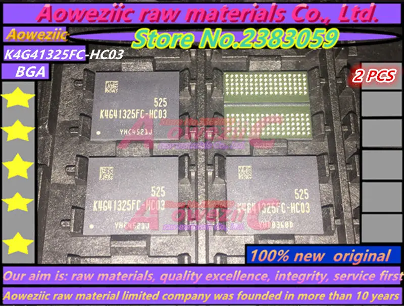 Aoweziic 100% Новый оригинальный K4G41325FC-HC03 чип памяти BGA 4G K4G41325FC HC03
Aoweziic 100% Новый оригинальный K4G41325FC-HC03 чип памяти BGA 4G K4G41325FC HC03