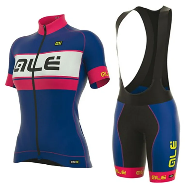 ALE Для женщин Vélo 2018 Велосипедная Форма Гонки велосипед Джерси Топы Велоспорт одежда Рубашка с короткими