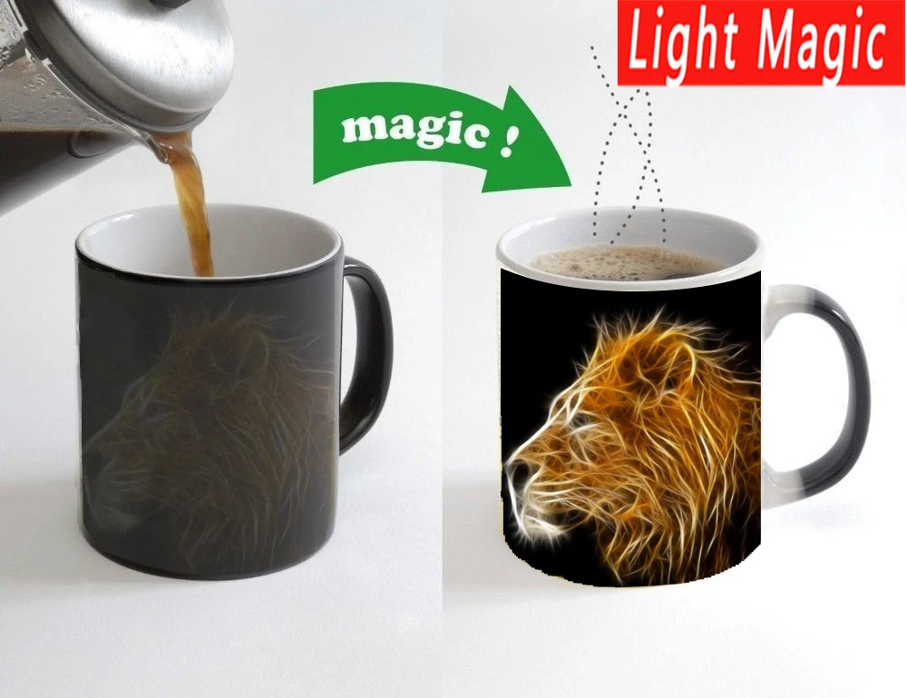 Lion Coffee Mugs Cup 11oz Changing Color Mugs Heat Sensitive Tea Cup Coffee Mug Gift Mug Drop Shipping
Lion Coffee Mugs Cup 11oz Changing Color Mugs Heat Sensitive Tea Cup Coffee Mug Gift Mug Drop Shipping