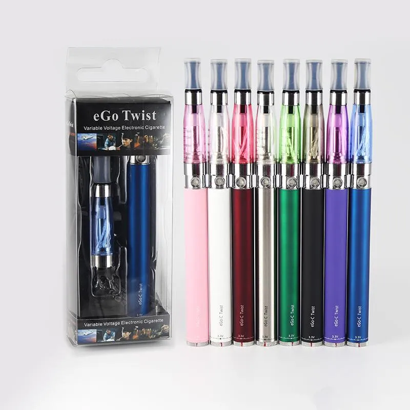 Ego-C Twist + CE4 Blister Starter Kit Electronic Cigarette Vaper Evod eGo VV Battery 1.6ml CE4 Clearomizer Atomizer Vape Pen Kit
Ego-C Twist + CE4 Blister Starter Kit Electronic Cigarette Vaper Evod eGo VV Battery 1.6ml CE4 Clearomizer Atomizer Vape Pen Kit