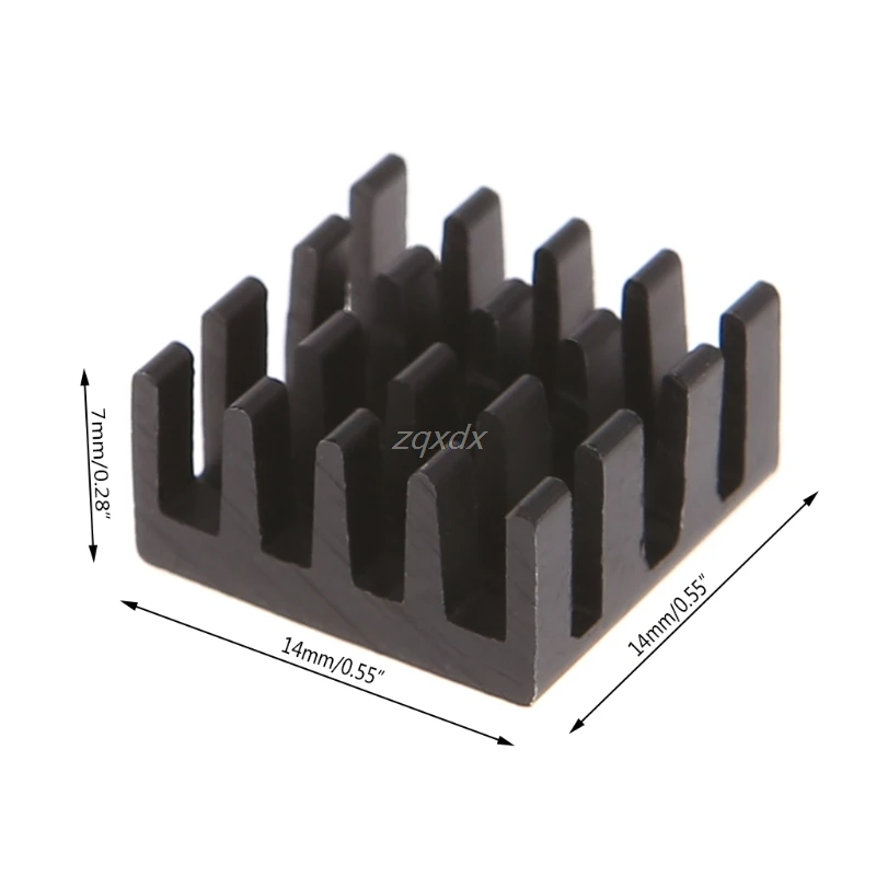 5pcs Computer Cooler Radiator Aluminum Heatsink Heat sink for Electronic Chip Heat dissipation Cooling Pads 14*14*8mm June
5pcs Computer Cooler Radiator Aluminum Heatsink Heat sink for Electronic Chip Heat dissipation Cooling Pads 14*14*8mm June