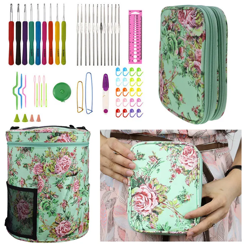 Empty Yarn Bag And Crochet Hook Set Beauty Flower Crochet Bag For Weave Cloth Sewing Tools Knitting Needles Set Knitting Bag
Empty Yarn Bag And Crochet Hook Set Beauty Flower Crochet Bag For Weave Cloth Sewing Tools Knitting Needles Set Knitting Bag