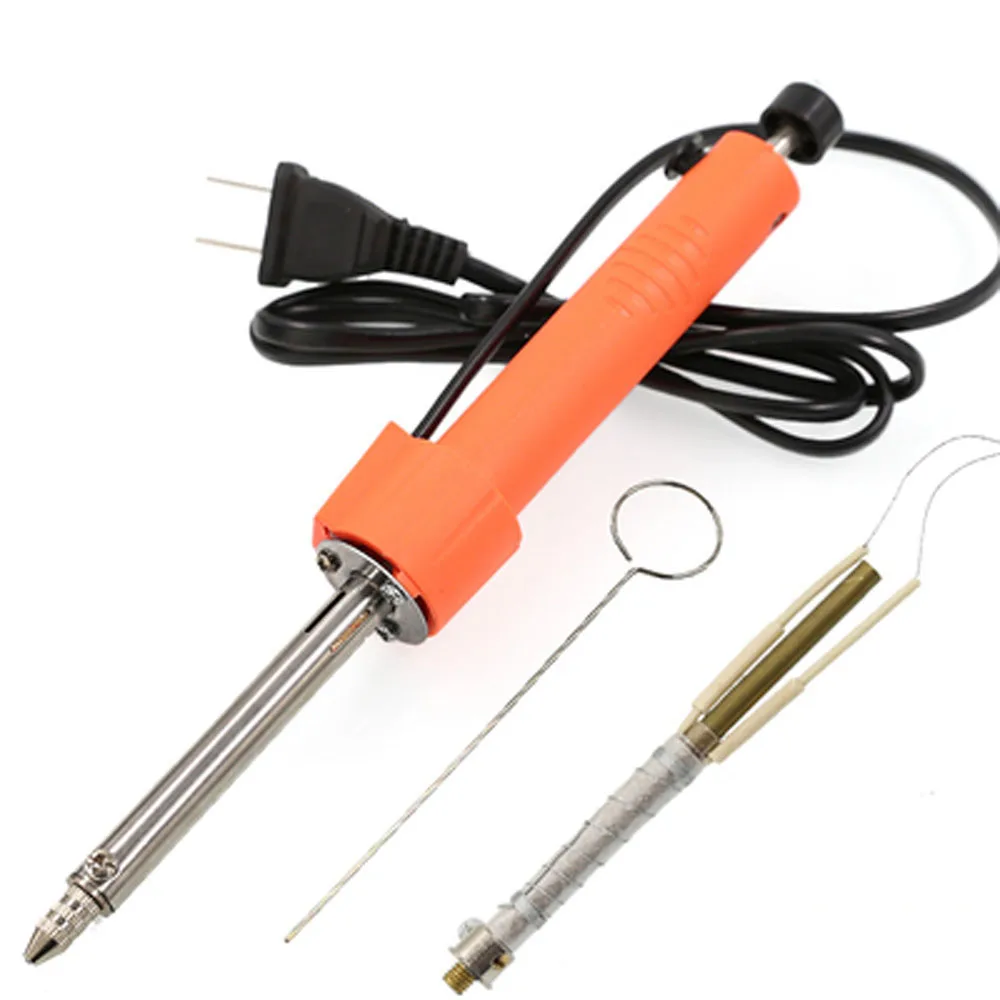Electric Solder Iron Vacuum Solder Sucker Welding Desoldering Pump Gun 30W Demolition Component Chip Motherboard Repairing
Electric Solder Iron Vacuum Solder Sucker Welding Desoldering Pump Gun 30W Demolition Component Chip Motherboard Repairing