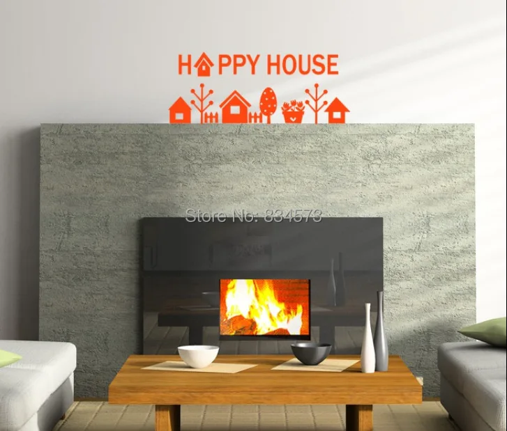 Mad World-Happy House Silhouette Wall Art Stickers Wall Decal Home DIY Decoration Removable Room Decor Wall Stickers
Mad World-Happy House Silhouette Wall Art Stickers Wall Decal Home DIY Decoration Removable Room Decor Wall Stickers