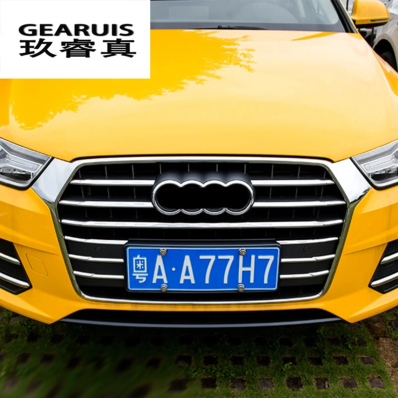 Car styling Front Middle Grill Grids Trim Strips Car Styling Bumper Sticker Modification For Audi Q3 2016-2017 auto Accessories
Car styling Front Middle Grill Grids Trim Strips Car Styling Bumper Sticker Modification For Audi Q3 2016-2017 auto Accessories