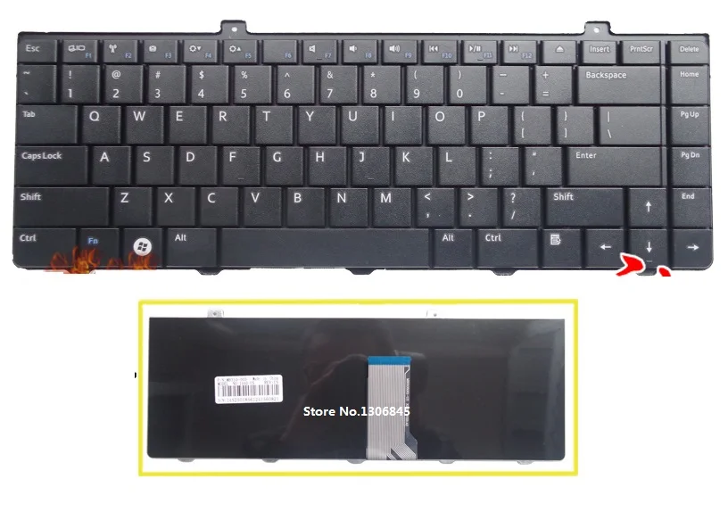 Новая английская клавиатура SSEA для ноутбука Dell Inspiron 1440 1320, черная клавиатура
Новая английская клавиатура SSEA для ноутбука Dell Inspiron 1440 1320, черная клавиатура