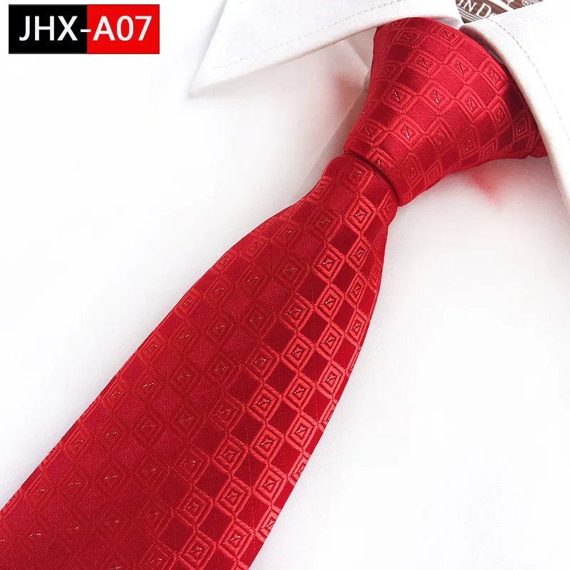 Red Geometric Classic Silk Necktie Jacquard Ties for Men Formal Business Wedding Party Ties 8 Cm Width
Red Geometric Classic Silk Necktie Jacquard Ties for Men Formal Business Wedding Party Ties 8 Cm Width