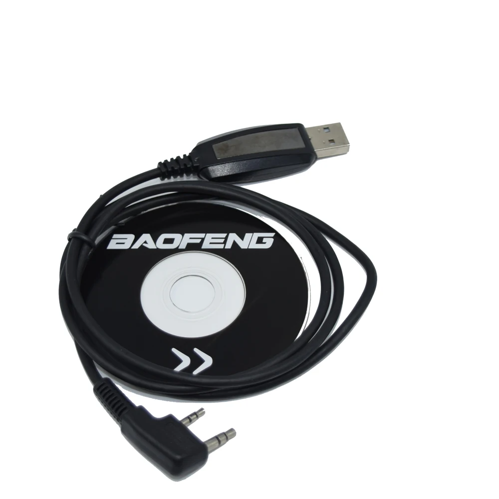 USB кабель для программирования Baofeng CD диск с драйвером Pofung 888S портативная рация