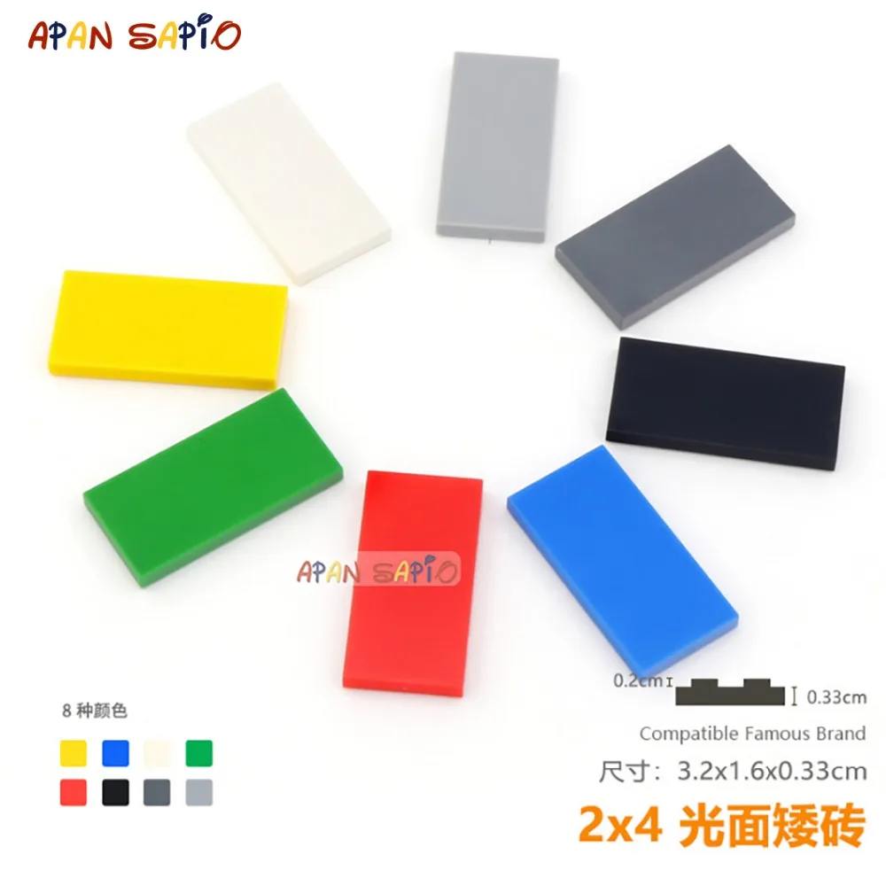 20pcs/lot DIY Blocks Building Bricks Smooth 2X4 Educational Assemblage Construction Toys for Children Size Compatible With Brand
20pcs/lot DIY Blocks Building Bricks Smooth 2X4 Educational Assemblage Construction Toys for Children Size Compatible With Brand