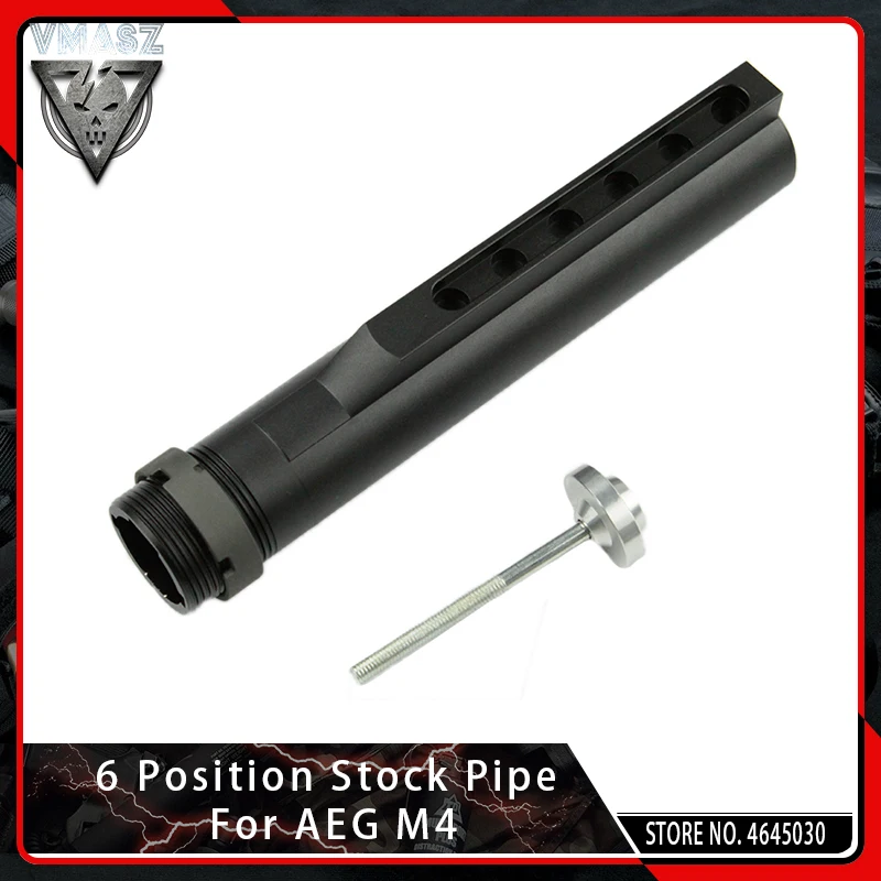 Vyou 6 позиционная Стоковая труба для страйкбола AEG M4/M16 буферная трубка с крепежным