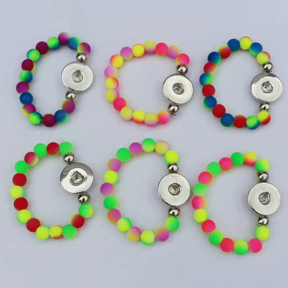 30 шт микс 6 цветов дети мода ручной работы эластичные Красочные акриловые бусины 18 мм кнопки браслет 15 см длина для девочек
30 шт микс 6 цветов дети мода ручной работы эластичные Красочные акриловые бусины 18 мм кнопки браслет 15 см длина для девочек