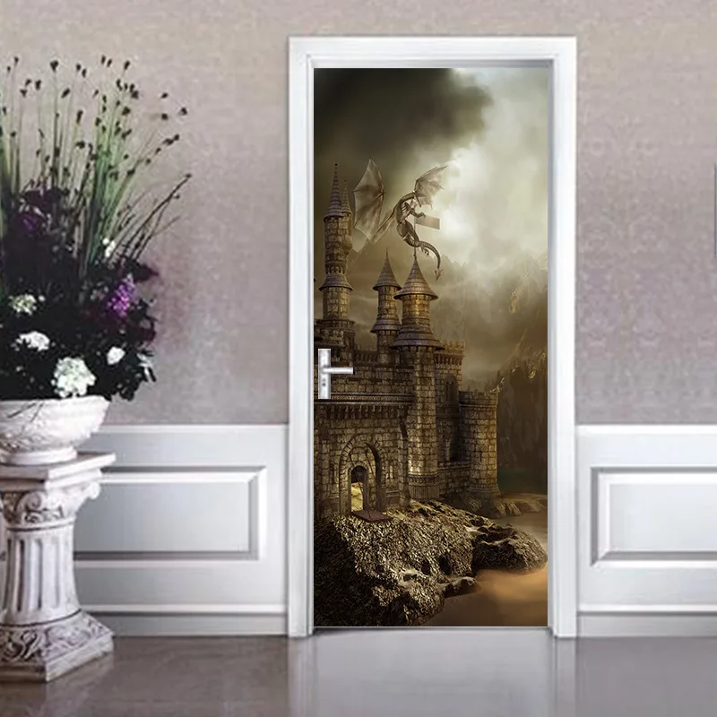 nm32 strange castle pattern modern creative door stickers living room bedroom entrance decorations 2pcs/set
nm32 strange castle pattern modern creative door stickers living room bedroom entrance decorations 2pcs/set
