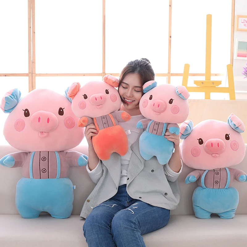 40CM Soft Stuffed Animals Pig Plush Toys Pillow Kawaii Baby Appease Sleeping Doll Cotton Girl Brinquedo Toys For Children
40CM Soft Stuffed Animals Pig Plush Toys Pillow Kawaii Baby Appease Sleeping Doll Cotton Girl Brinquedo Toys For Children