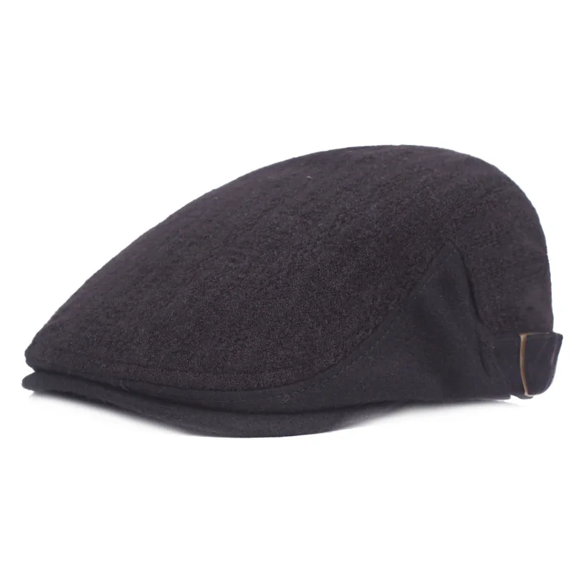 Men's Winter Hat Warm Woolen Berets Simple Retro Adjustable Size Duck Tongue Cap Balaclava Male Bone Snapback Casual Dad's Hats
Men's Winter Hat Warm Woolen Berets Simple Retro Adjustable Size Duck Tongue Cap Balaclava Male Bone Snapback Casual Dad's Hats
