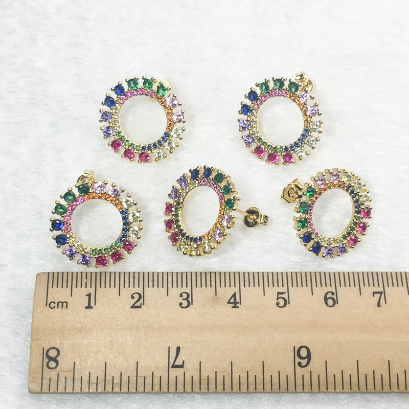 6 Pairs Wholesale round stud jewelry earrings zircon stone crystal earrings round earrings jewelry gift for laay
6 Pairs Wholesale round stud jewelry earrings zircon stone crystal earrings round earrings jewelry gift for laay