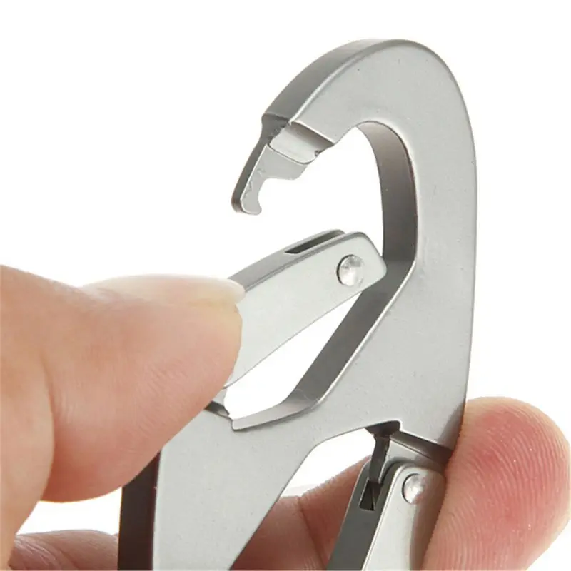 2pcs Aluminum Alloy Carabiner Keychain Snap Clip Hook Carabiners Outdoor Camping Climbing Hiking Sports Buckle Accessories 17New
2pcs Aluminum Alloy Carabiner Keychain Snap Clip Hook Carabiners Outdoor Camping Climbing Hiking Sports Buckle Accessories 17New
