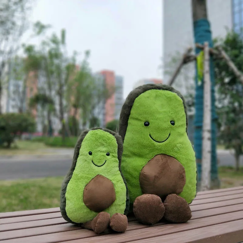 Симпатичные авокадо форма плюшевые куклы подушка имитация Авокадо Фрукты