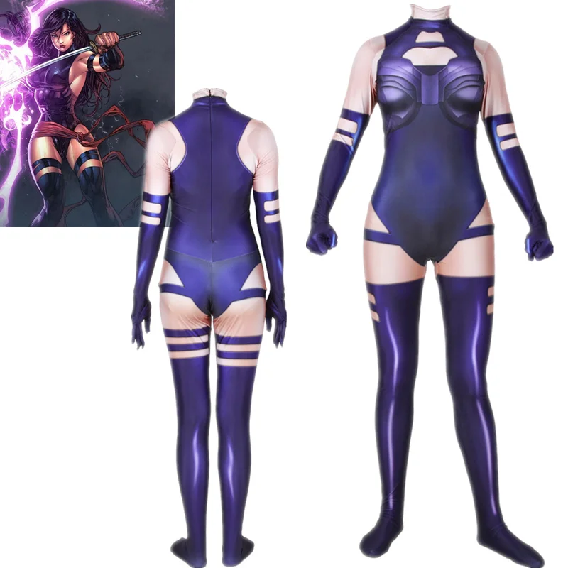 Superhero Movie Psylocke Cosplay Costume Zentai Bodysuit Suit Jumpsuits Halloween Costume for Kids Adult
Superhero Movie Psylocke Cosplay Costume Zentai Bodysuit Suit Jumpsuits Halloween Costume for Kids Adult