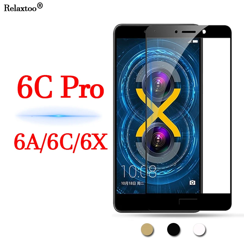 Фото Защитное стекло с полным покрытием для Honor 6C Pro A6 Huawei 6A 6X X6 6 A C X защита экрана 9H