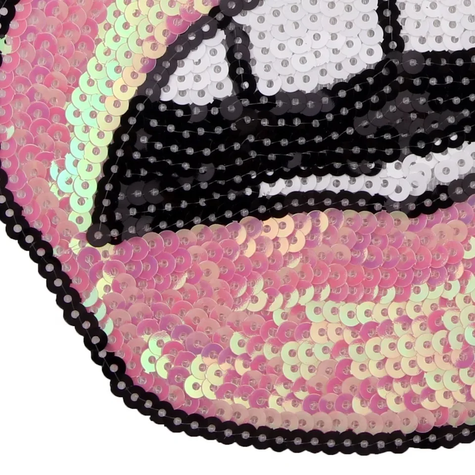 Set of 2 Pink Letters Lips Sequined Iron on Patch for Jacket Sewing DIY Decoration J'ADORE PLEIN ! Mouth Patches Decals
Set of 2 Pink Letters Lips Sequined Iron on Patch for Jacket Sewing DIY Decoration J'ADORE PLEIN ! Mouth Patches Decals